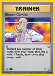 Blaine's Gamble 121/132 from Pokemon TCG Gym Heroes