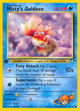 Misty's Goldeen 085/132 from Pokemon TCG Gym Heroes