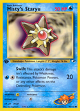 Misty's Staryu 090/132 from Pokemon TCG Gym Heroes