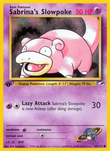 Sabrina's Slowpoke 095/132 from Pokemon TCG Gym Heroes