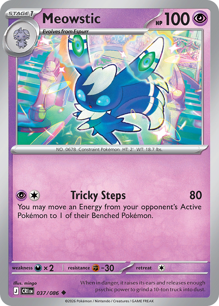 Meowstic 037/086 from Pokemon TCG Chaos Rising