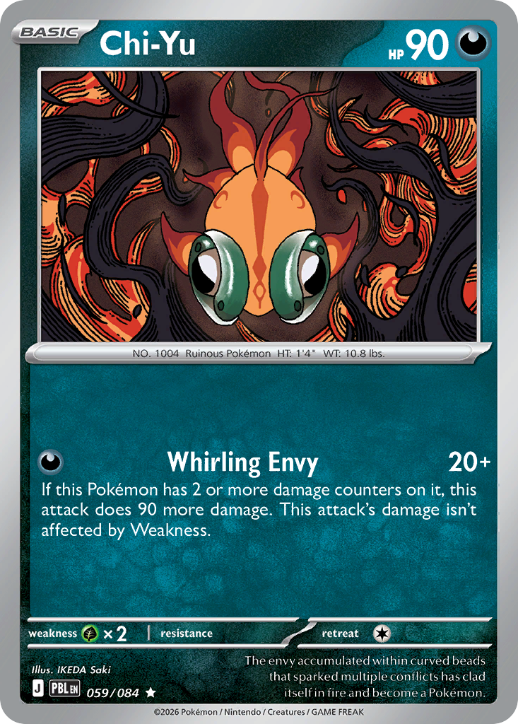 Chi-Yu 059/084 from Pokemon TCG Pitch Black
