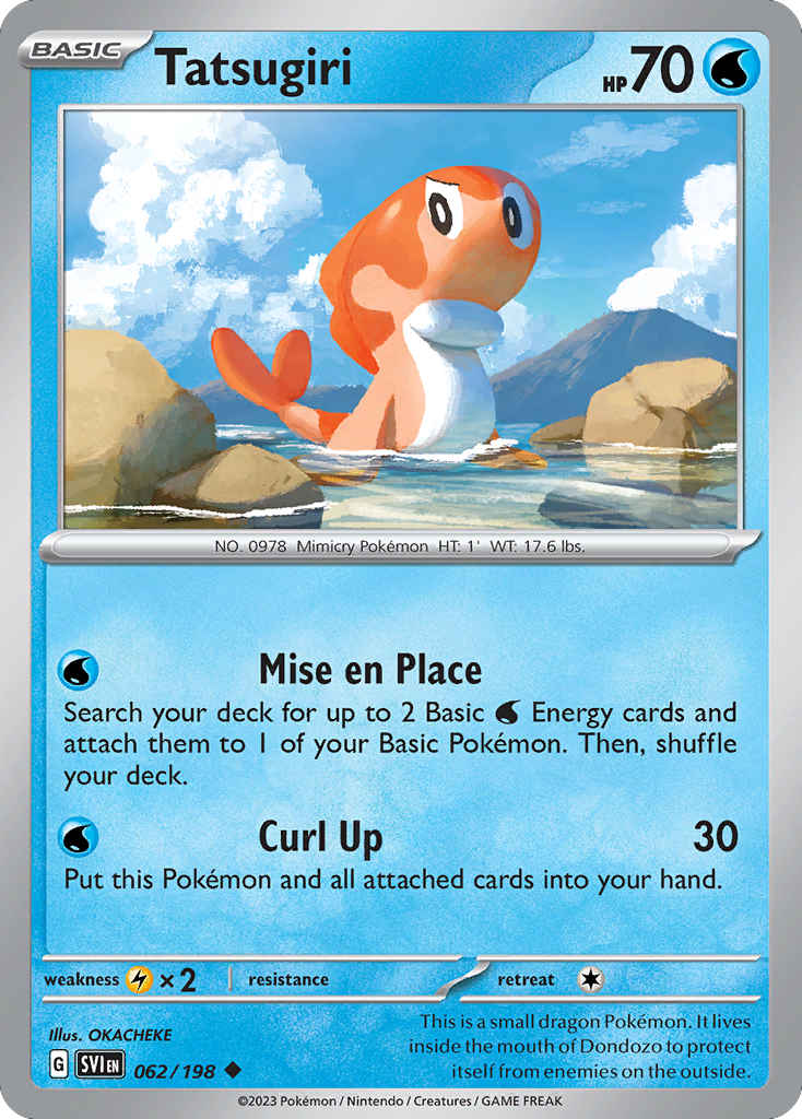 Tatsugiri 062/198 from Pokemon TCG Scarlet & Violet