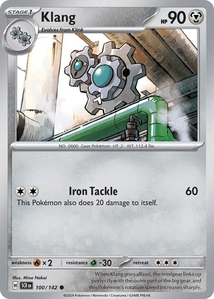 Klang 100/142 from Pokemon TCG Stellar Crown