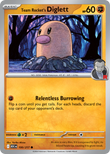 Team Rocket's Diglett 100/217 from Pokemon TCG Ascended Heroes