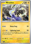 Miraidon 080/198 from Pokemon TCG Scarlet & Violet