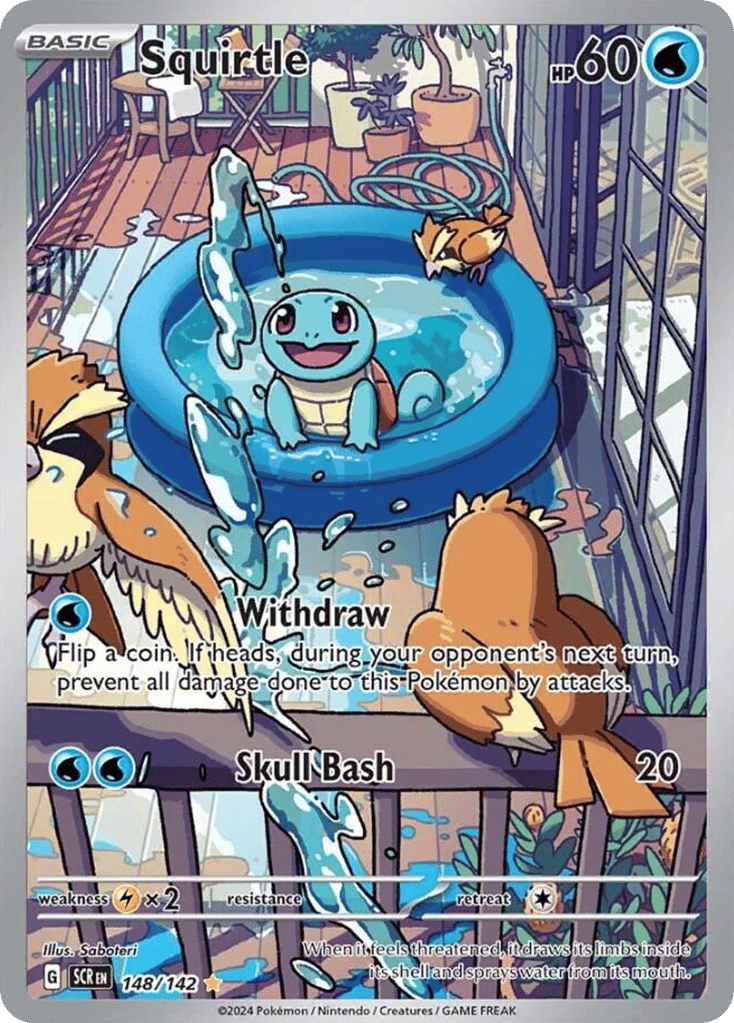 Squirtle 148/142 from Pokemon TCG Stellar Crown