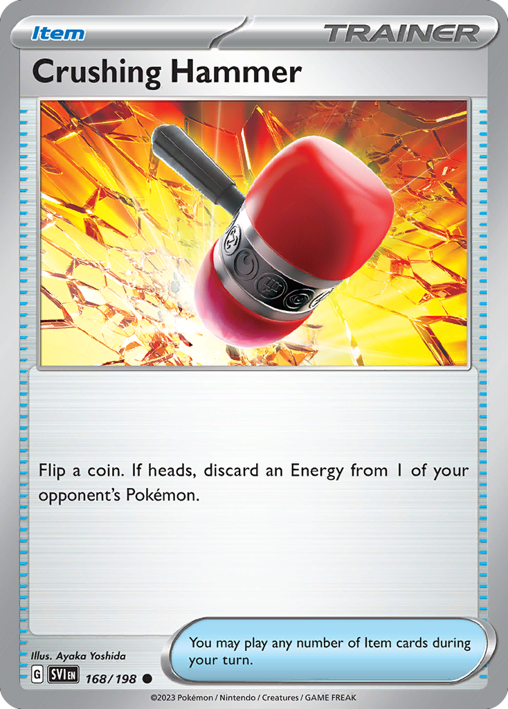 Crushing Hammer 168/198 from Pokemon TCG Scarlet & Violet