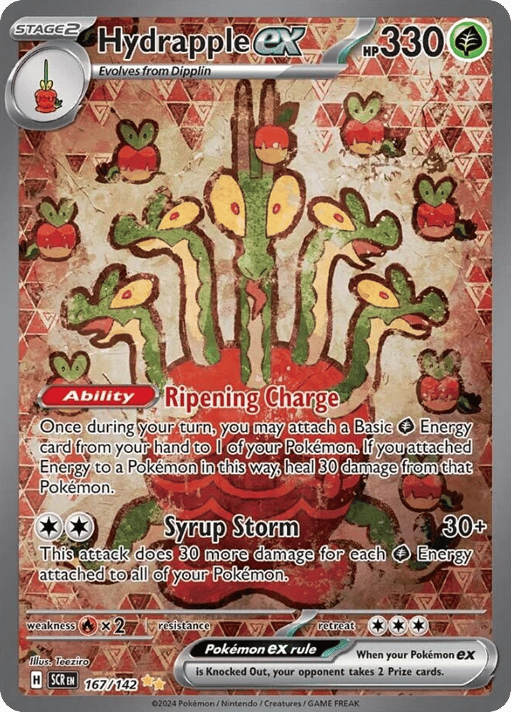 Hydrapple ex 167/142 from Pokemon TCG Stellar Crown