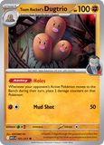 Team Rocket's Dugtrio 101/217 from Pokemon TCG Ascended Heroes