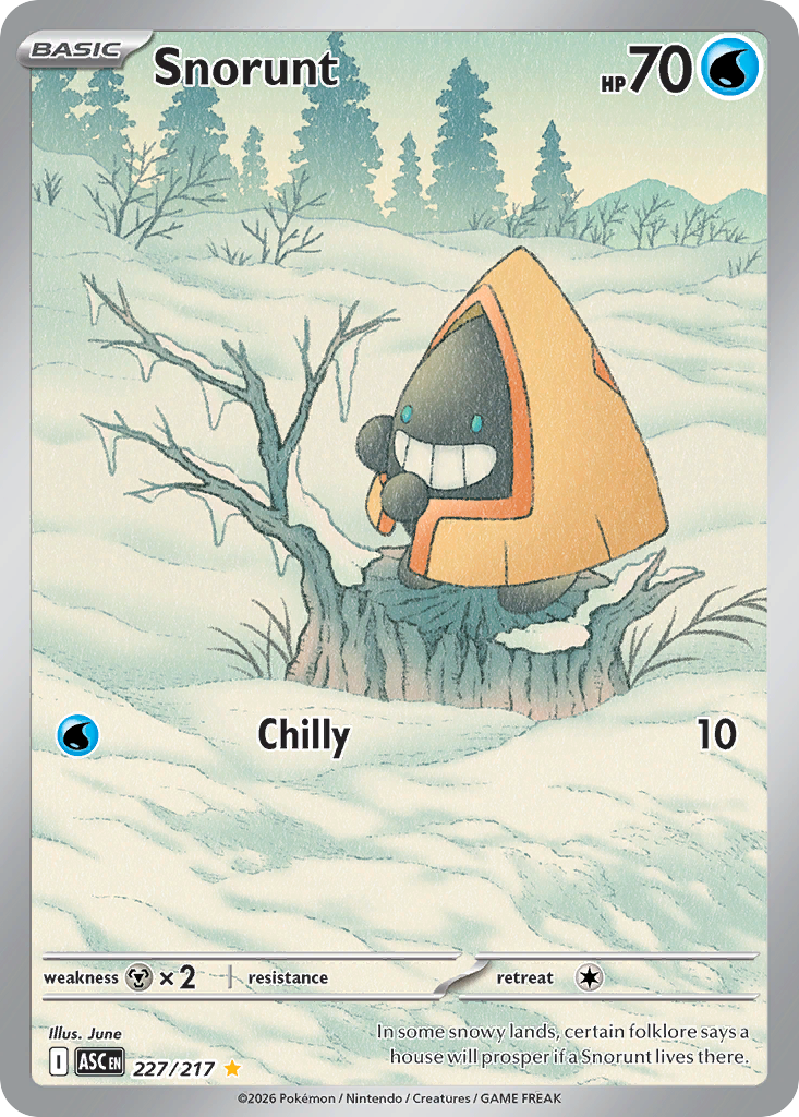 Snorunt 227/217 from Pokemon TCG Ascended Heroes