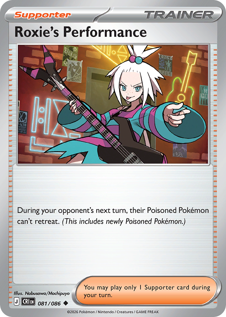 Roxie's Performance 081/086 from Pokemon TCG Chaos Rising