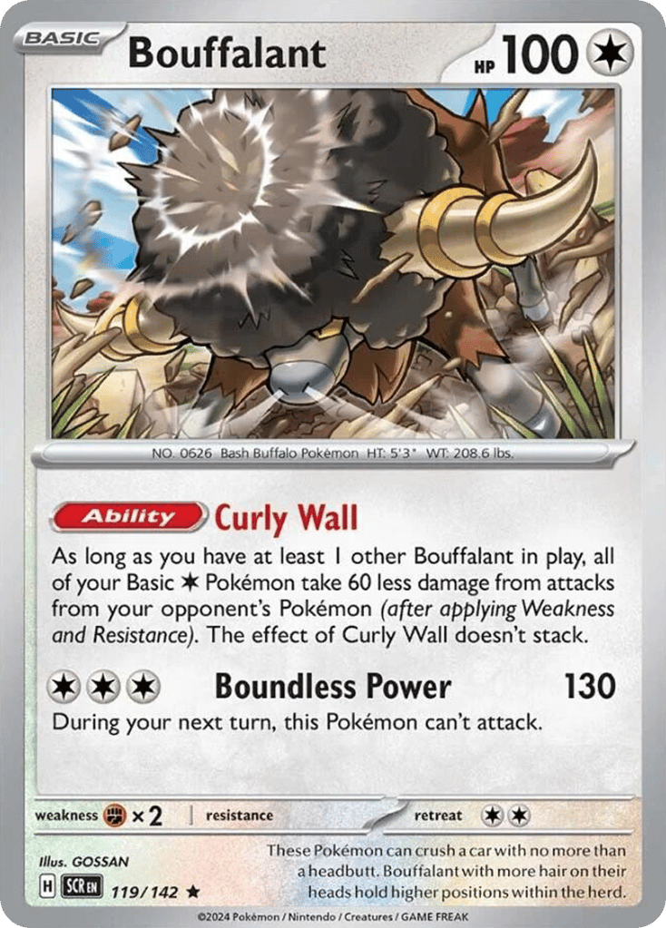 Bouffalant 119/142 from Pokemon TCG Stellar Crown