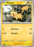 Pikachu 055/217 from Pokemon TCG Ascended Heroes