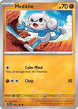 Meditite 078/142 from Pokemon TCG Stellar Crown