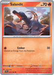 Salandit 023/142 from Pokemon TCG Stellar Crown