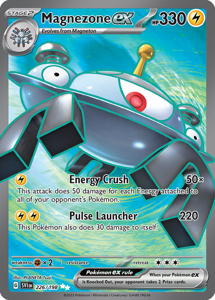 Magnezone ex 226/198 from Pokemon TCG Scarlet & Violet