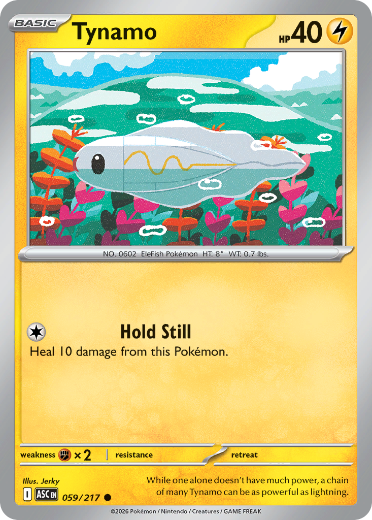 Tynamo 059/217 from Pokemon TCG Ascended Heroes