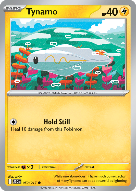 Tynamo 059/217 from Pokemon TCG Ascended Heroes