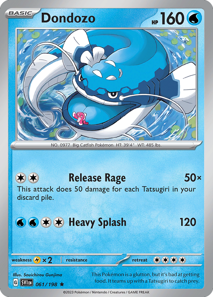 Dondozo 061/198 from Pokemon TCG Scarlet & Violet