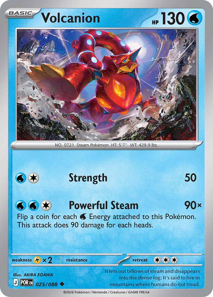 Volcanion 025/088 from Pokemon TCG Perfect Order