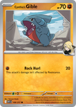 Cynthia's Gible 109/217 from Pokemon TCG Ascended Heroes