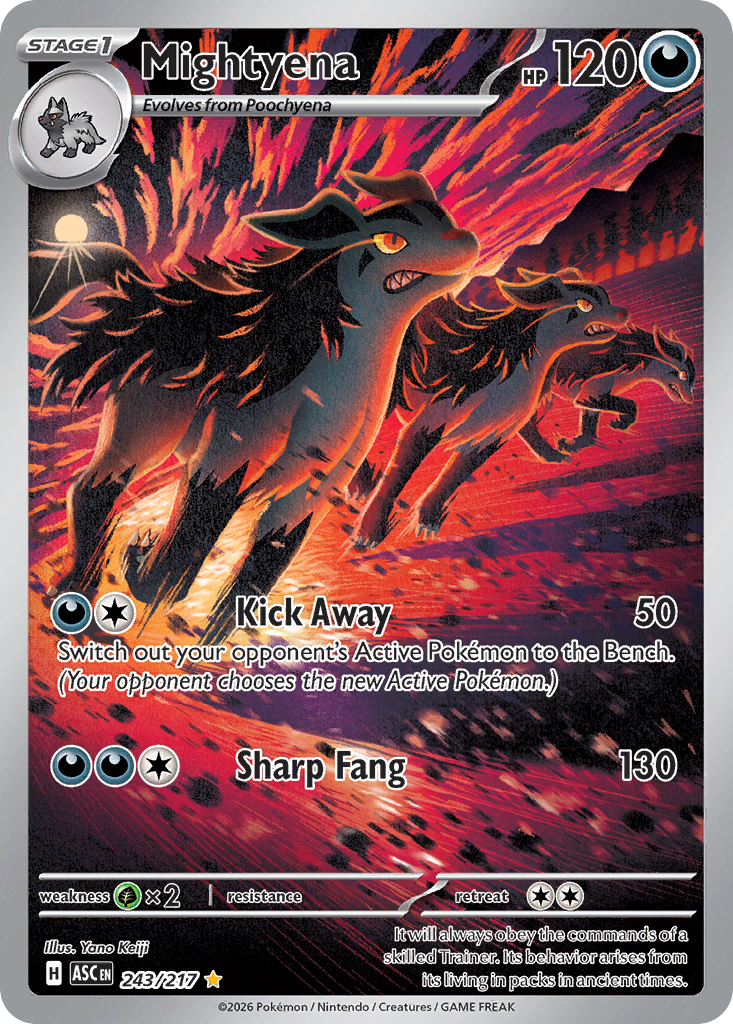 Mightyena 243/217 from Pokemon TCG Ascended Heroes