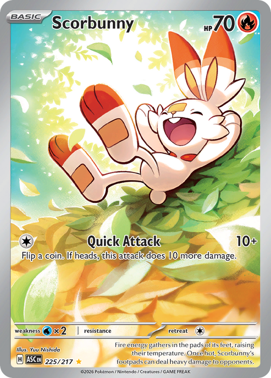 Scorbunny 225/217 from Pokemon TCG Ascended Heroes