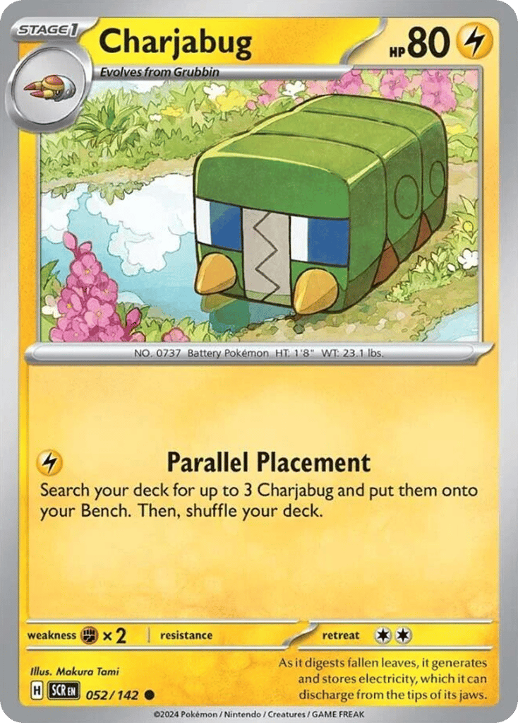Charjabug 052/142 from Pokemon TCG Stellar Crown