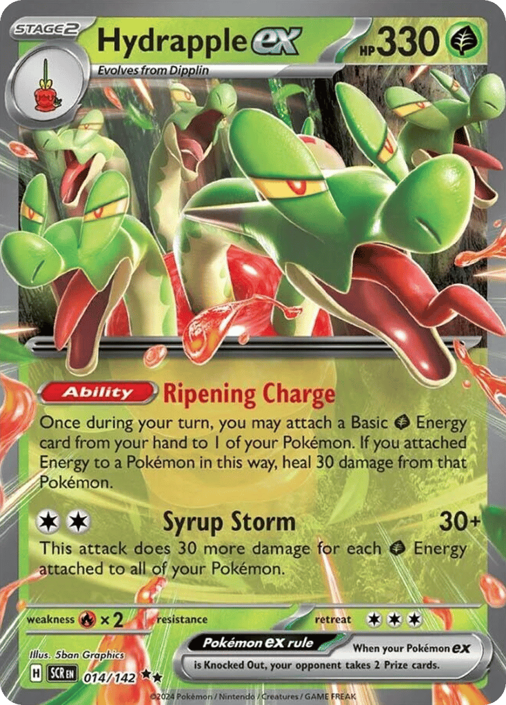 Hydrapple ex 014/142 from Pokemon TCG Stellar Crown