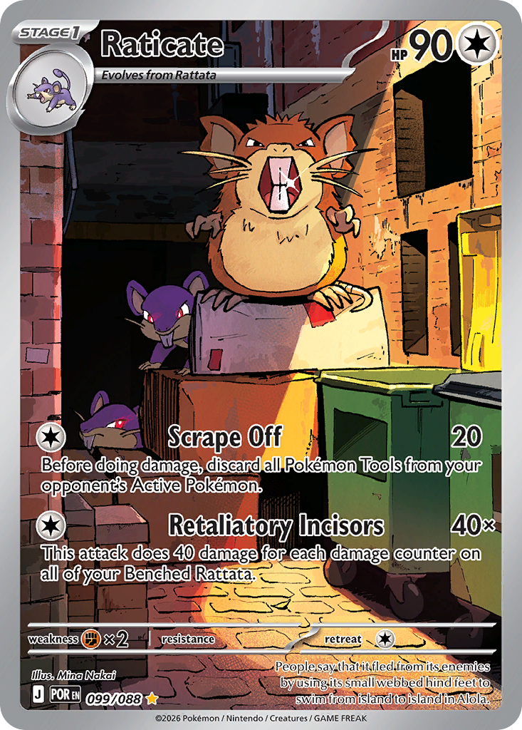 Raticate 099/088 from Pokemon TCG Perfect Order