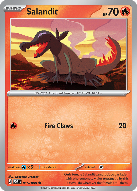 Salandit 015/088 from Pokemon TCG Perfect Order