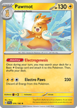 Pawmot 076/198 from Pokemon TCG Scarlet & Violet