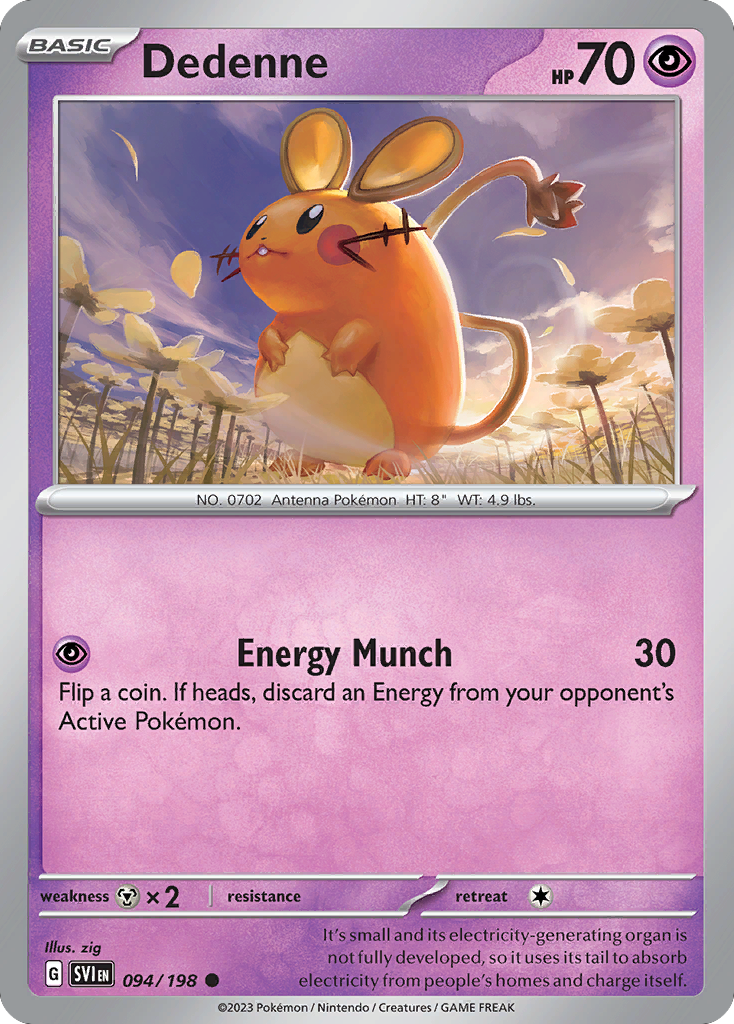 Dedenne 094/198 from Pokemon TCG Scarlet & Violet