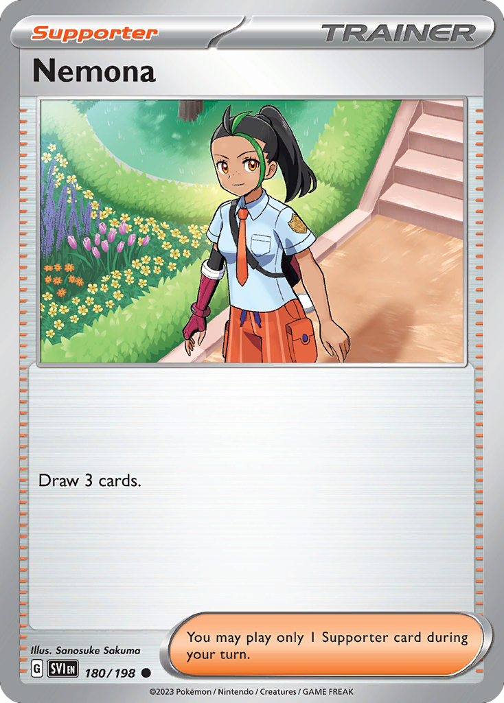 Nemona 180/198 from Pokemon TCG Scarlet & Violet