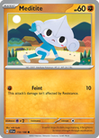 Meditite 110/198 from Pokemon TCG Scarlet & Violet