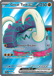 Great Tusk ex 230/198 from Pokemon TCG Scarlet & Violet