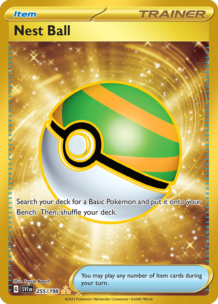 Nest Ball 255/198 from Pokemon TCG Scarlet & Violet