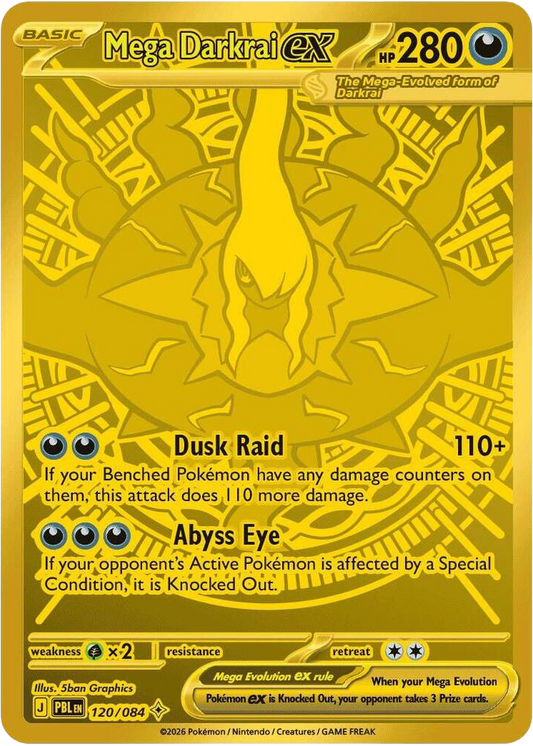 Mega Darkrai ex 120/084 from Pokemon TCG Pitch Black