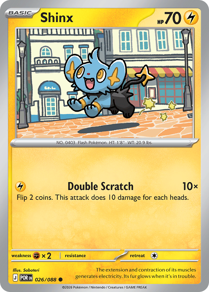 Shinx 026/088 from Pokemon TCG Perfect Order