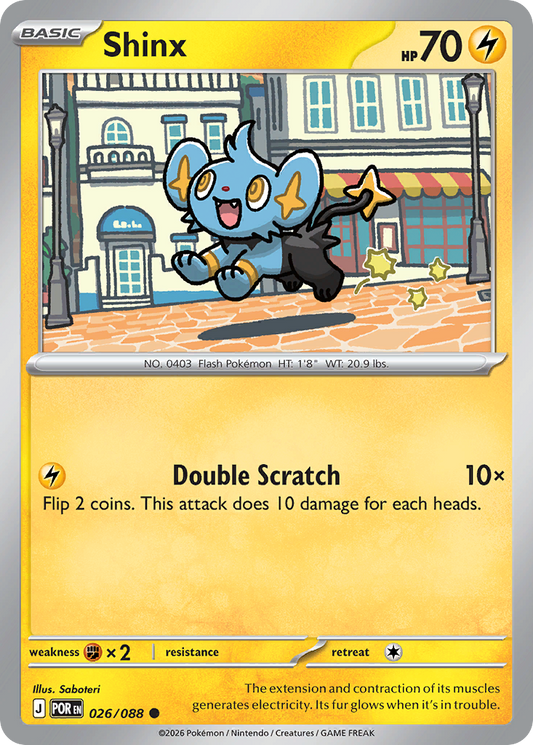Shinx 026/088 from Pokemon TCG Perfect Order
