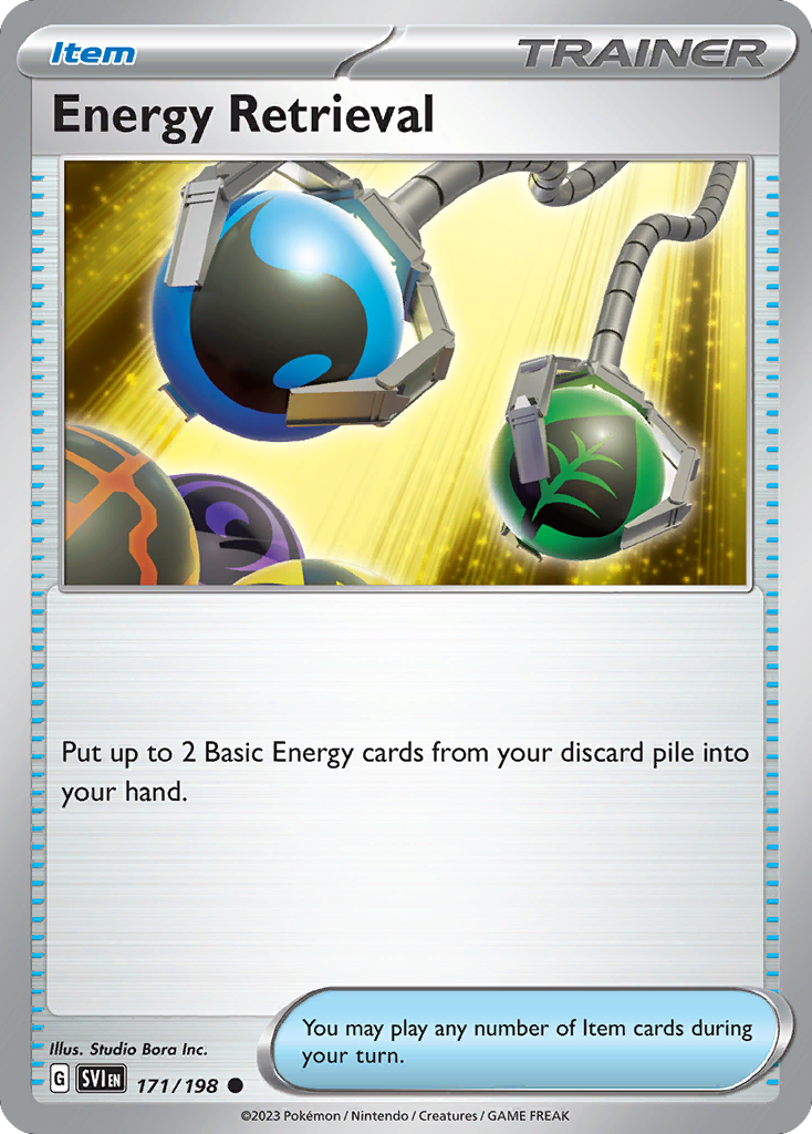 Energy Retrieval 171/198 from Pokemon TCG Scarlet & Violet