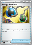 Energy Retrieval 171/198 from Pokemon TCG Scarlet & Violet