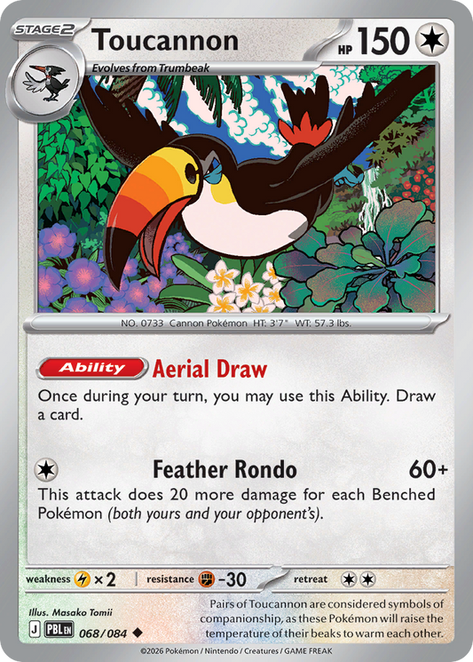 Toucannon 068/084 from Pokemon TCG Pitch Black