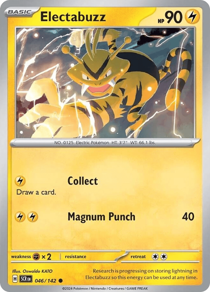 Electabuzz 046/142 from Pokemon TCG Stellar Crown