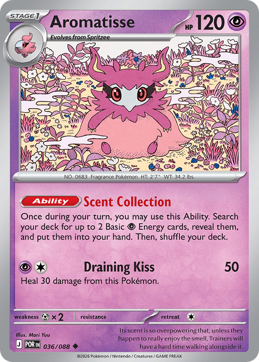 Aromatisse 036/088 from Pokemon TCG Perfect Order