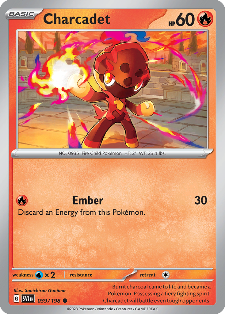 Charcadet 039/198 from Pokemon TCG Scarlet & Violet