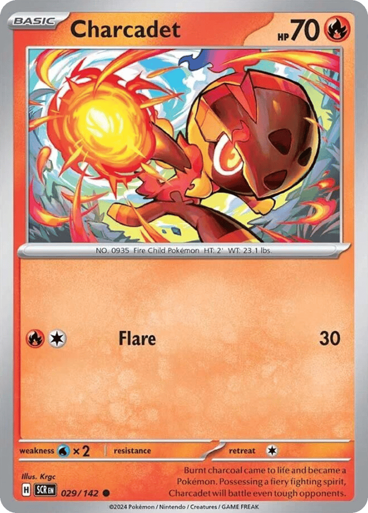 Charcadet 029/142 from Pokemon TCG Stellar Crown