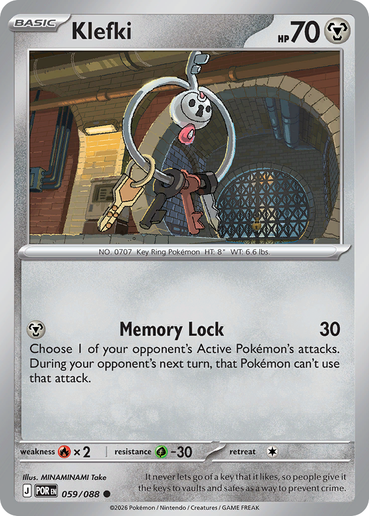Klefki 059/088 from Pokemon TCG Perfect Order