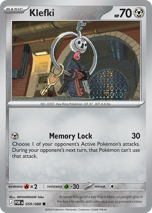 Klefki 059/088 from Pokemon TCG Perfect Order